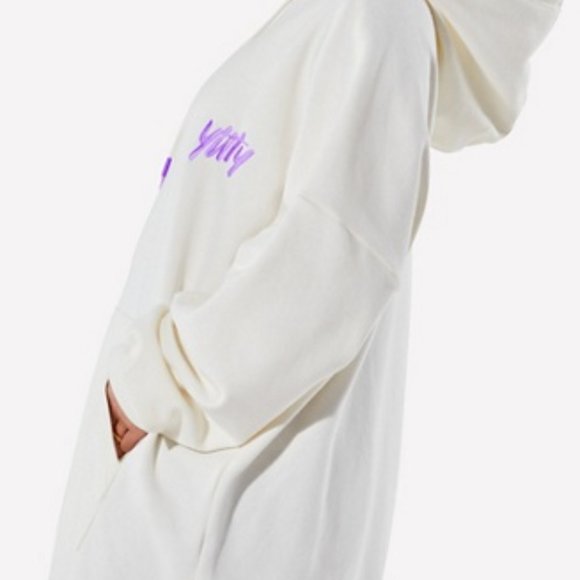 Major Label Oversized Hoodie - S - On My Ivories - NEW! - Picture 6 of 8